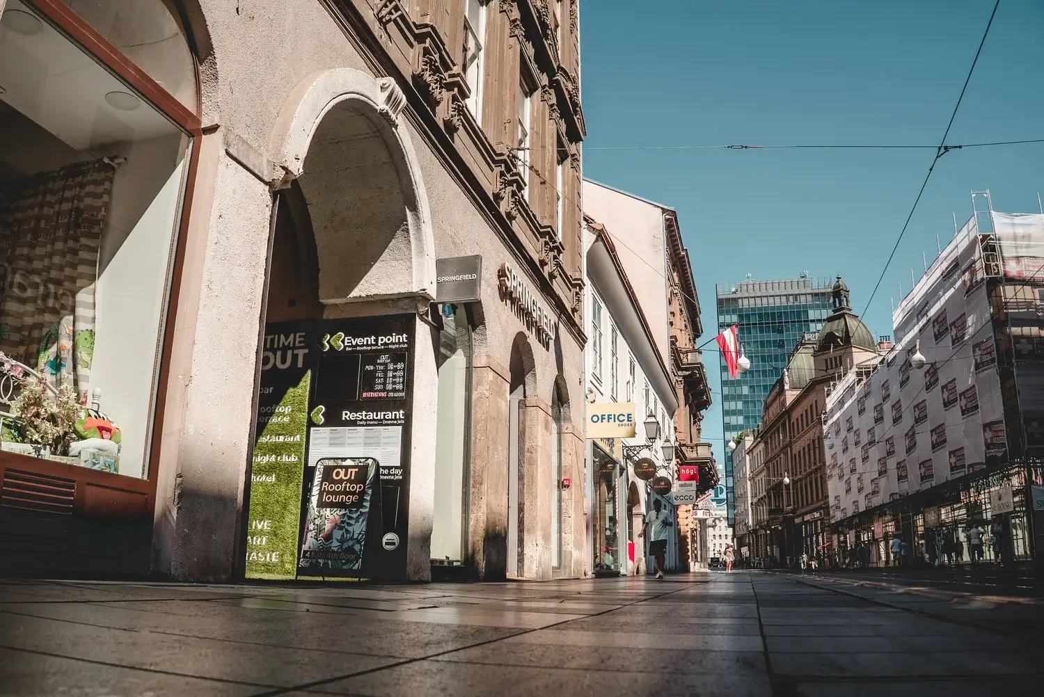 Hotel exterior view from the street