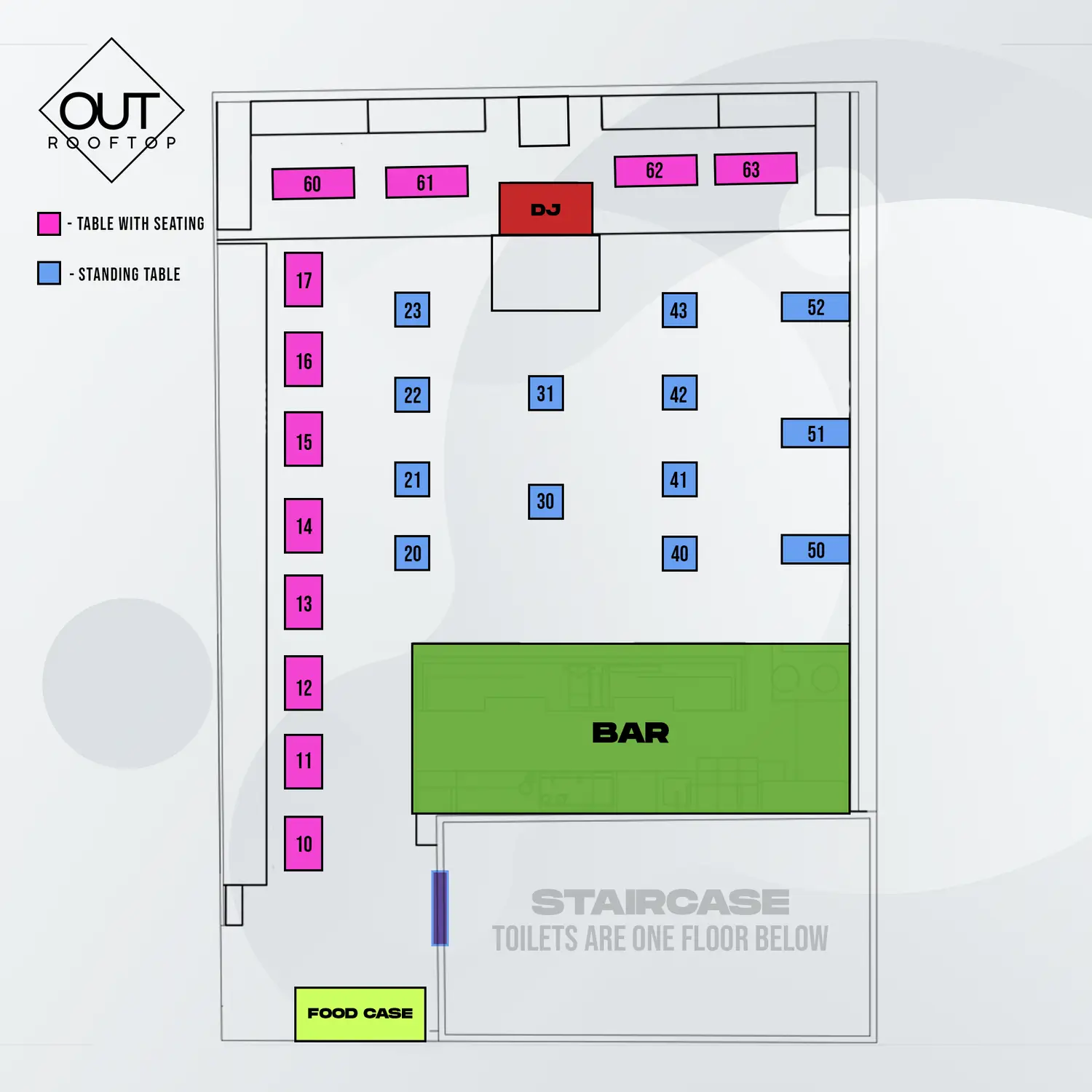 Rooftop Hire Floor Plan