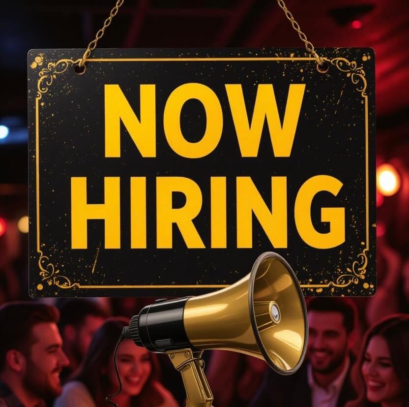 Now hiring\!