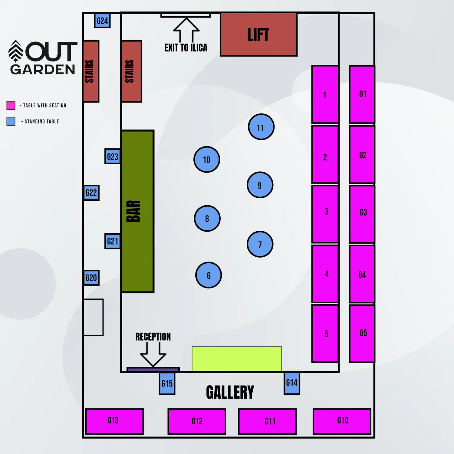 Garden Hire Floor Plan